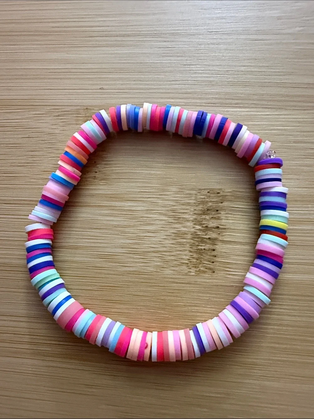 Kids Multicolor Stretch Disc Hair Ties - Pack of 3